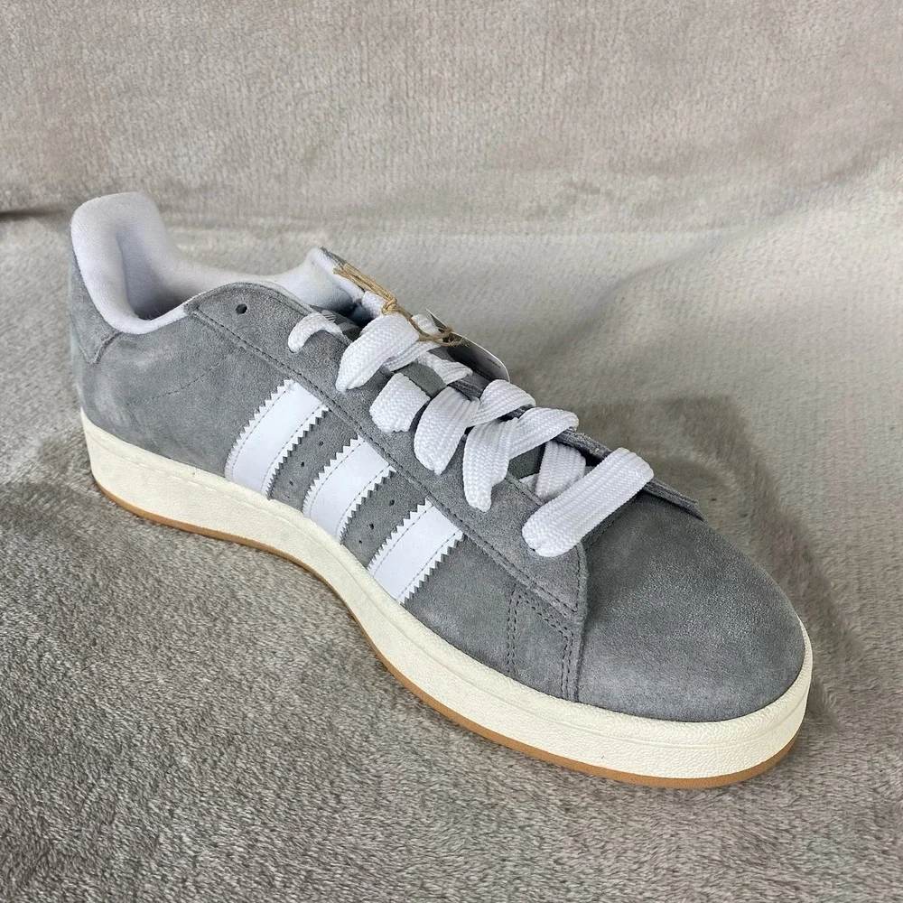 Adidas Campus 00s Shoes Mens Size 13 Gray White Suede Sneakers Originals NEW